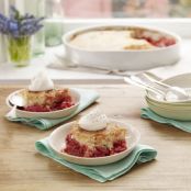 Rhubarb Dump Cake