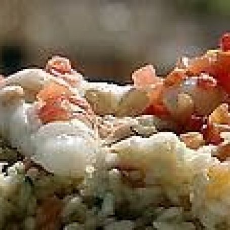 Risotto with Scampi and ChampagneRecipe courtesy Enrico Derflinger, Hotel Eden, Italy