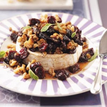 Cherry Brandy Baked Brie