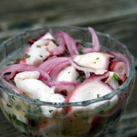 PULPO ENCEBOLLADO