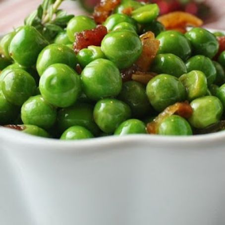 Peas and Pancetta