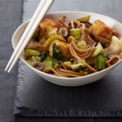 Crispy Tofu with Noodles