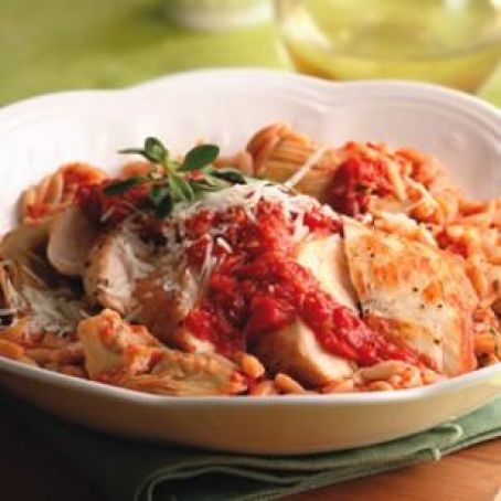 Chicken & Sun-Dried Tomato Orzo