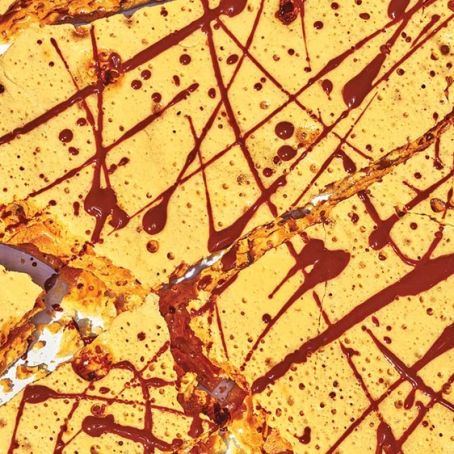 Honeycomb Brittle with Chocolate and Sea Salt