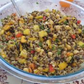 Curried Rice and Chickpea Salad