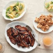 Winter Fruit Salad with Basil Syrup