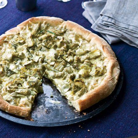 Artichoke & Fontina Pizzas