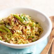 Asian Cabbage Salad with Peanut Butter Dressing