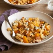 Roquefort Rotini with Roasted Squash and Walnuts