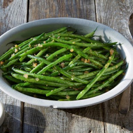 French Green Beans and Shallots