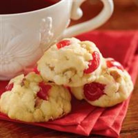 CHERRY COCONUT COOKIES