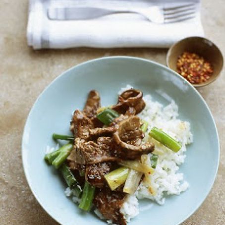 Beef and Scallion Stir-Fry