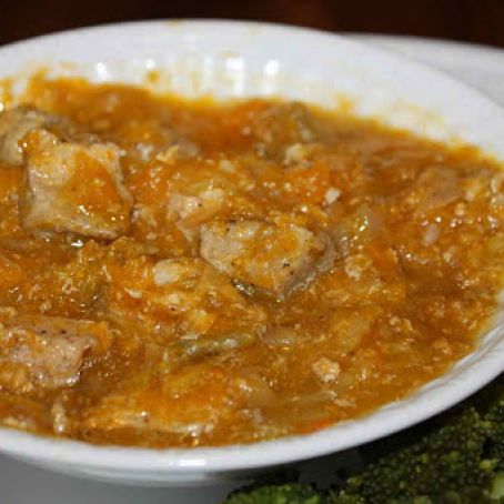 Soup:  Paleo Pork Loin and Butternut Squash Stew