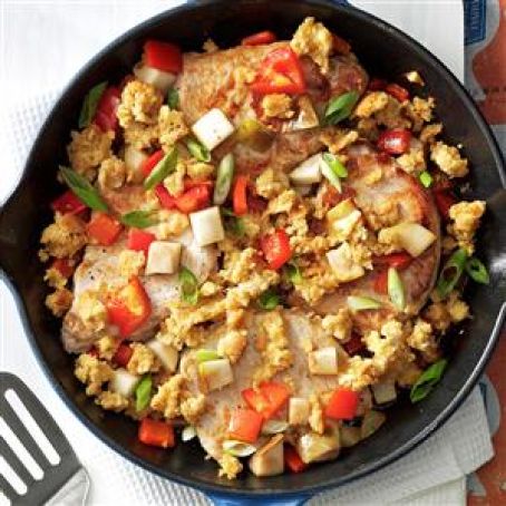 Deconstructed Pear Pork Chops Recipe