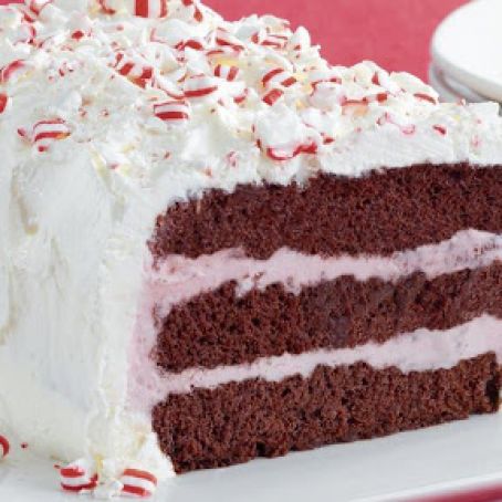 Peppermint Ice Cream Cakes