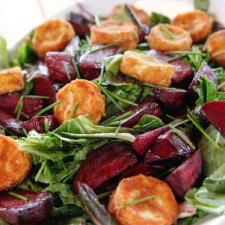 Roasted Beet and Goat Cheese Salad (Pioneer Woman)