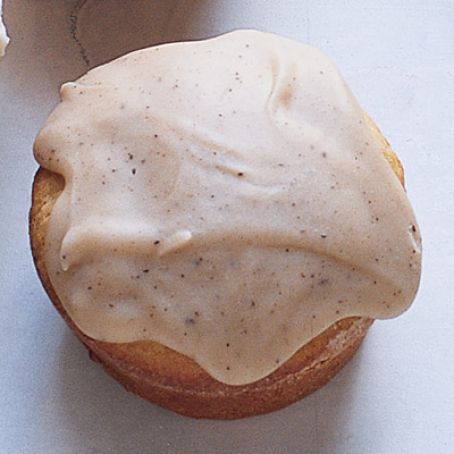 Brown-Sugar Pound Cupcakes with Brown-Butter Glaze
