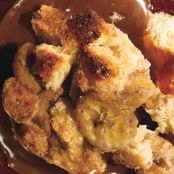 Rum, Caramel, & Banana Bread Pudding
