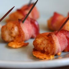 Bacon-Wrapped Tater Tots