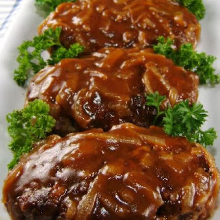 Salisbury Steak with Caramelized Onion Gravy