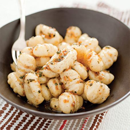 Potato Gnocchi with Browned Butter and Sage