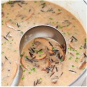 Wild Rice and Mushroom Soup