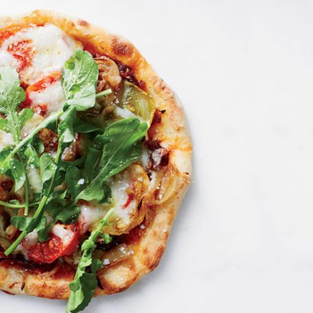 Flatbreads with Herb-Roasted Tomatoes