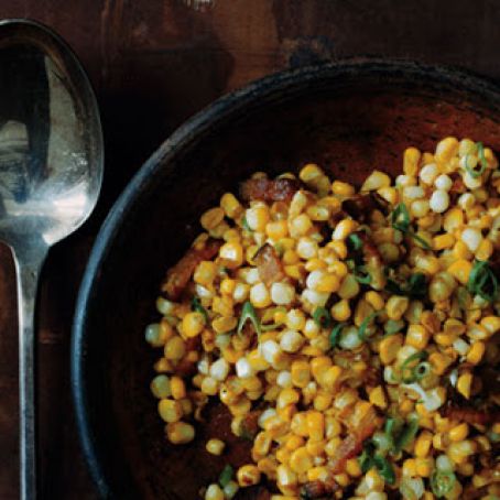 CORN WITH BACON AND MISO BUTTER
