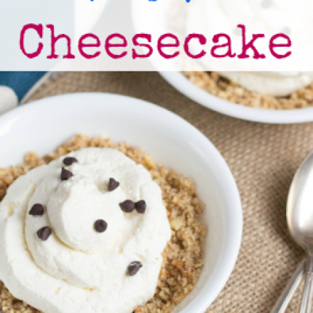 Low Carb Grain Free No Bake Individual Cheesecakes
