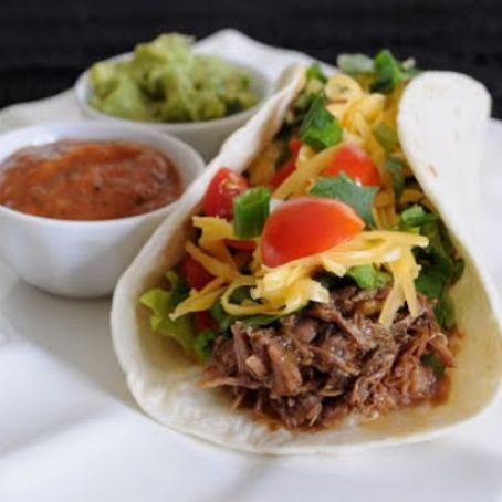 Shredded Beef Soft Tacos