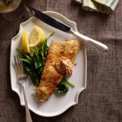 Trout Schnitzel with Lemon-Chile Butter