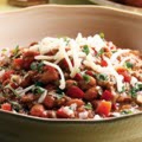 Beef and Bean Chile Verde