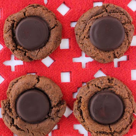 Paleo Chocolate Thumbprint Cookie