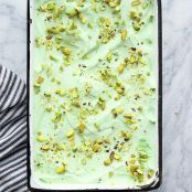 No Churn Pistachio Ice Cream