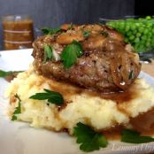 Salisbury Steak {with Mushroom Gravy}