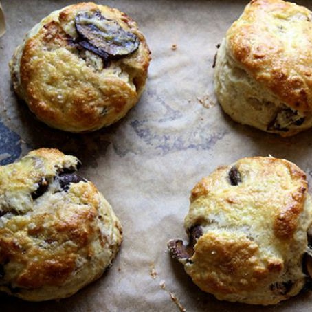 Carmelized Mushroom and Onion Biscuits