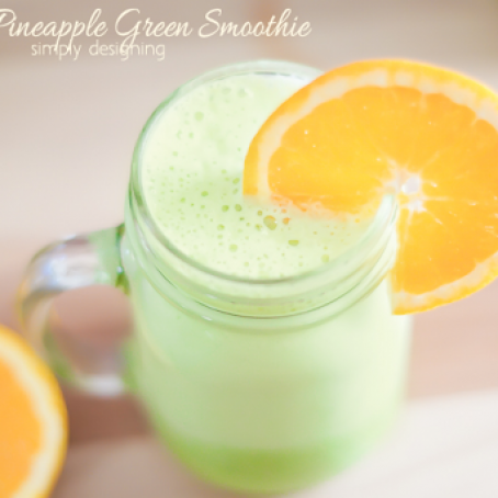 Orange Pineapple Green Smoothie