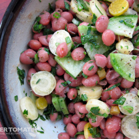 Heirloom Bean Salad With Winter Vegetables