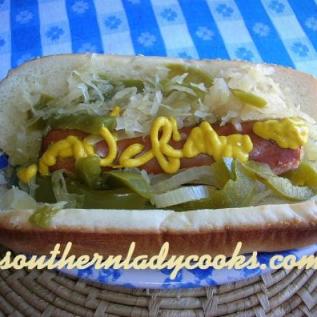 CROCKPOT BEER BRATS AND SAUERKRAUT