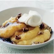 Polenta with Mascarpone, Maple Syrup and Toasted Pecans