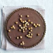 Chocolate Mousse Tart with Hazelnuts