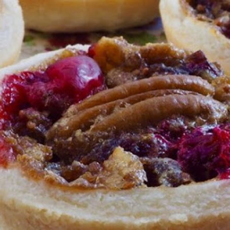 Pecan Cranberry Butter Tarts