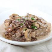 Beef Stroganoff