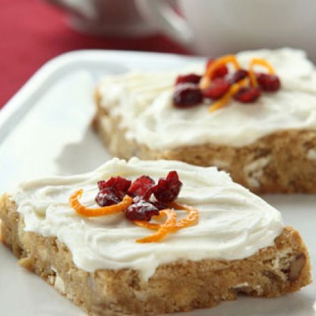 CRANBERRY BLONDIES