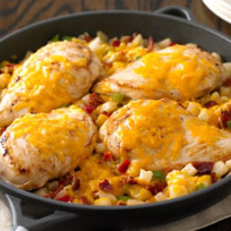 Cheddar Chicken and Potatoes