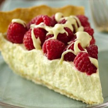 White Chocolate Raspberry Pie