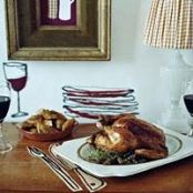 Roasted Chicken with Garlic-Thyme Butter