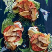 King Oyster Mushroom BLT with Basil Mayonnaise