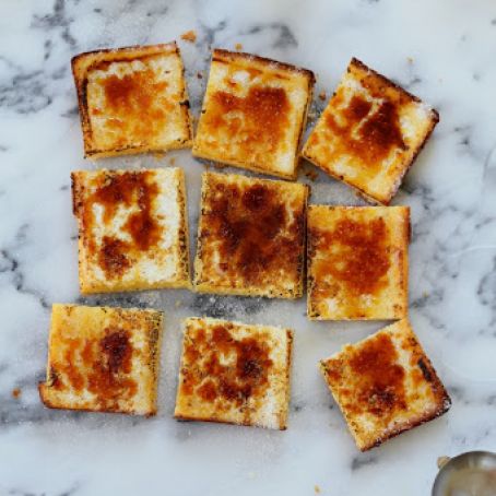 Meyer Lemon Bar Brûlée