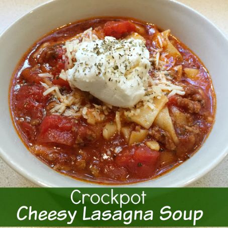 Cheesy Lasagna Soup